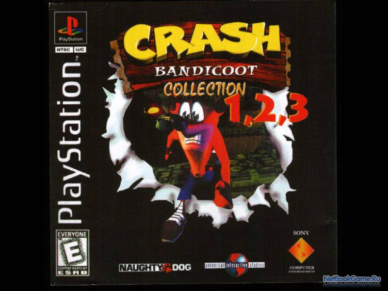 Crash Bandicoot 1, 2, 3.