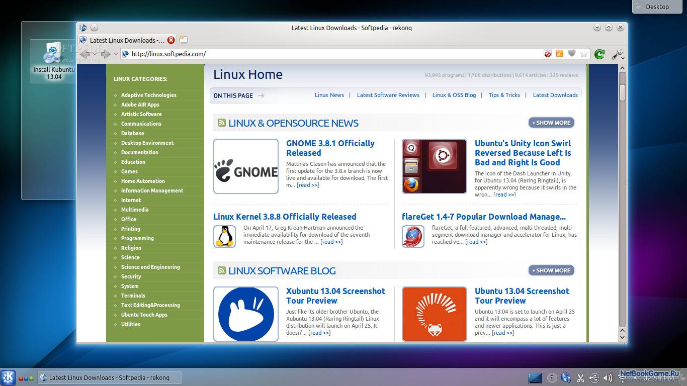 Linux kUbuntu 13.04 OEM